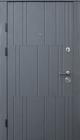 Двери входные Двери Qdoors QDoors-Премиум-АРТ- бетон графит /  бетон крем-замки KALE 1