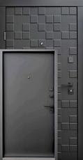 Двери входные QDoors-Ультра-Онтарио-софт черный