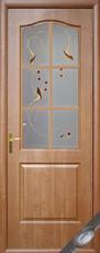 Двери межкомнатные  Фортис - Р1 - золотая ольха - под заказ 
