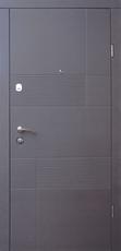 Двери входные Двери Магда модель 121 тип 2 - венге серый горизонтальный