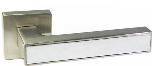 Дверная фурнитура RichArt - R18 H311 SN-CP-никель/матовый никель