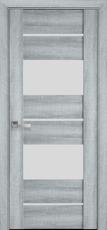 Двери межкомнатные Вива(VIVA)-Аскона-бук кашемир-стекло сатин