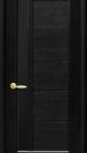 Двери межкомнатные Двери Новый Стиль Гретта-золотая ольха-черное стекло 5
