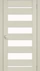 Двери межкомнатные Двери Корфад (KORFAD) Piano-Deluxe PND-03-венге-стекло сатин 1