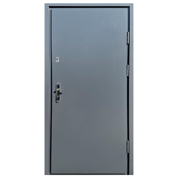 Vhіdnі-dverі-Redfort-Optima-plyus-Metal-Metal-sіrі-RALL7024-1.0