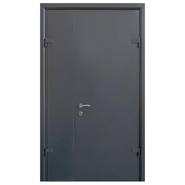 Vhіdnі-dverі-Straj-Techno-door-polutorna-RAL-9975-grafit-1.0