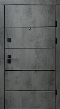 Вхідні двері "Qdoors" Преміум КомбіАк/гладь afcfl